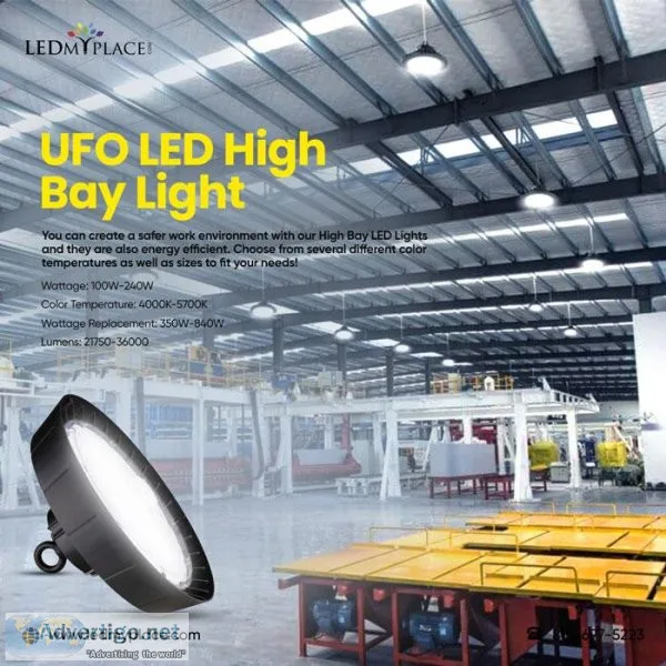 Check Out UFO LED High Bay Light for Warehouse Efficiency