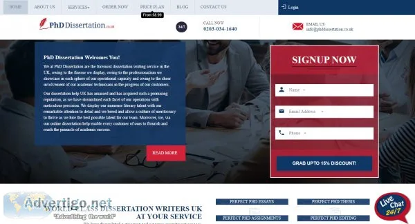 Phd dissertation writing help