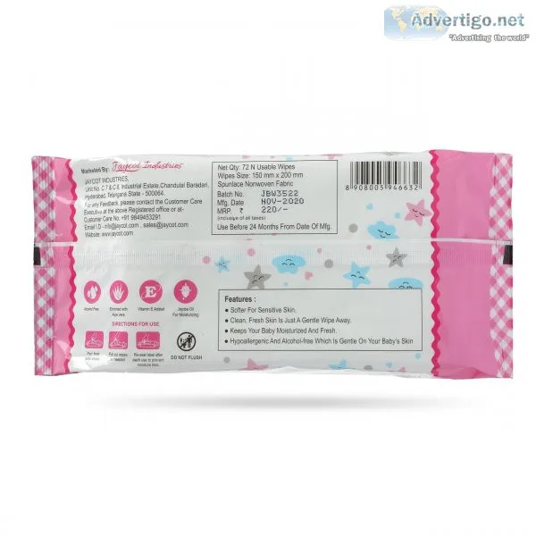 Baby wipes 75pcs