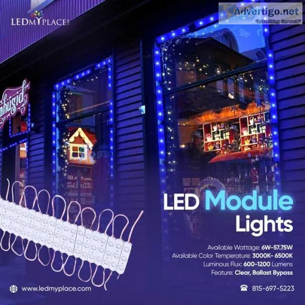 Heavy Discount on LED Module Lights Shop Now