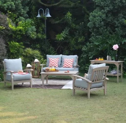 Shop Caterina Teak Wood Outdoor Coffee Table Patio Furniture