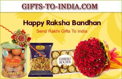 Online delivery of rakhi gifts with same day delivery to india