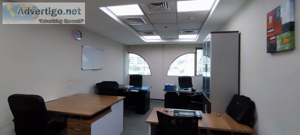 Furnished office for rent within a 2 minute walk from deira city