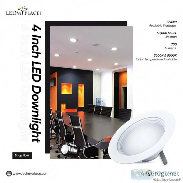 Bumper Discount on 4 Inch LED Downlights Shop Now