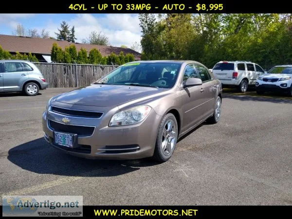 2010 CHEVROLET MALIBU LT  UP TO 33MPG