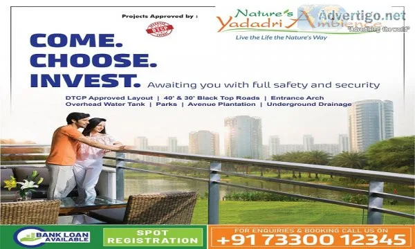 Book a site visit | open plots in yadagirigutta-aler ready to co