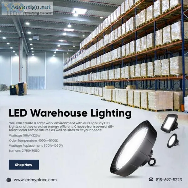 Check Out LED Warehouse Lighting and save upto 40%