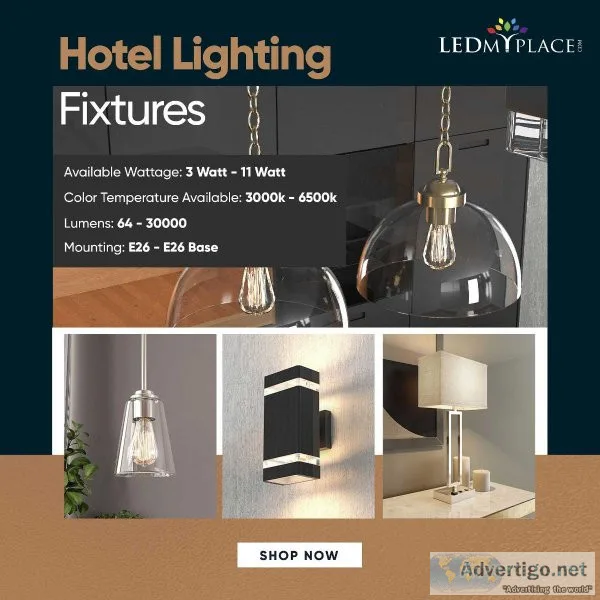 Shop Now Hotel Lighting Fixtures at Low Prices