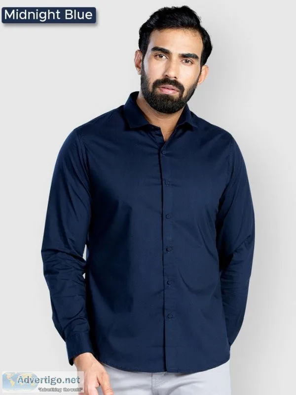 Buy premium plain shirts for men online in india at beyoung