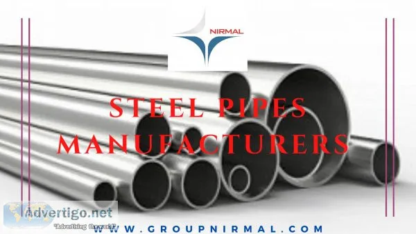 The best steel pipe manufacturer in india | nirmal group