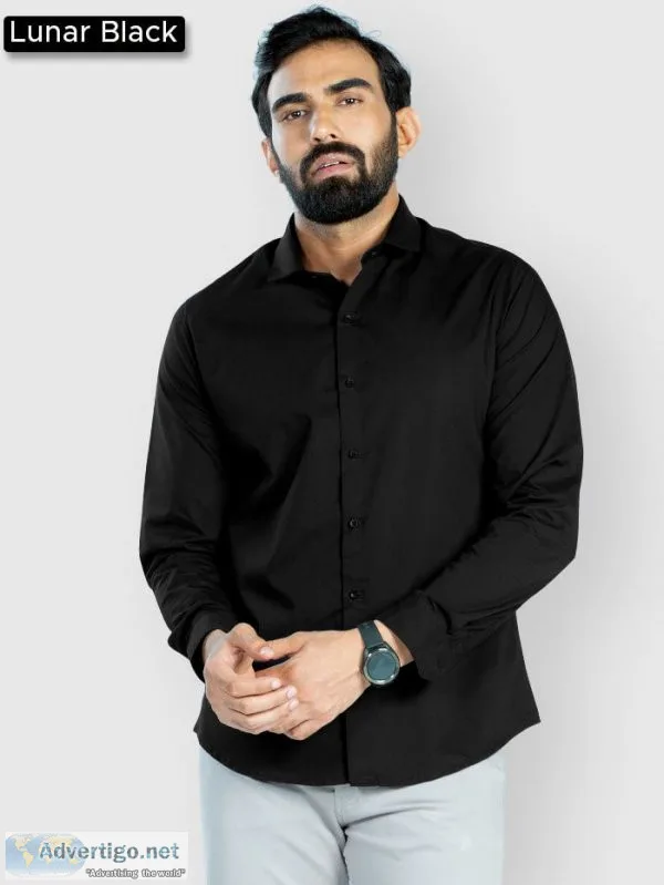 Buy premium plain shirts for men online in india at beyoung