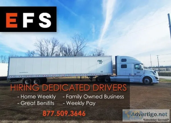 CDL A Drivers - Dedicated