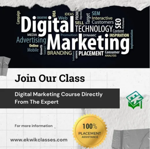 Digital marketing course|best digital marketing course|ekwikclas