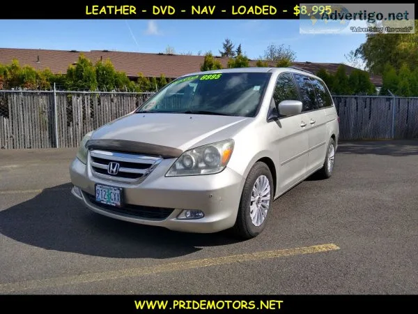 2007 HONDA ODYSSEY TOURING  LEATHER  NAV  DVD