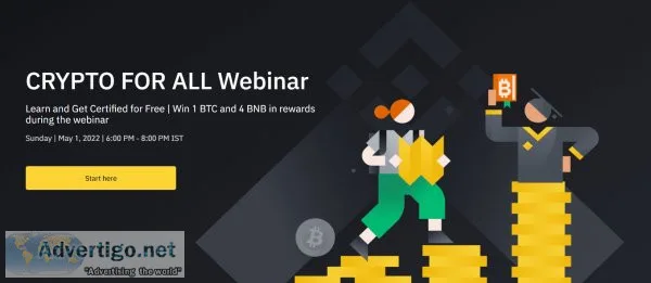 Crypto for all webinar by binance