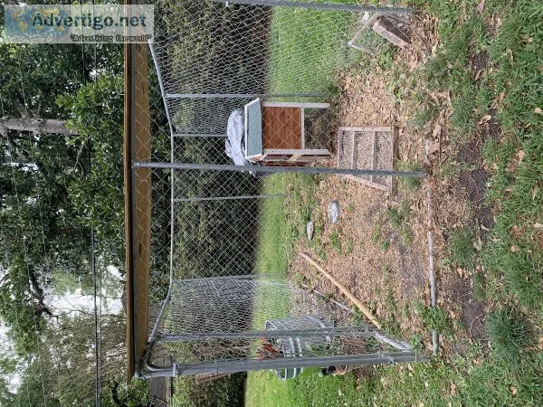 Dog Run Pen.  Walk In  13. X. 9 feet