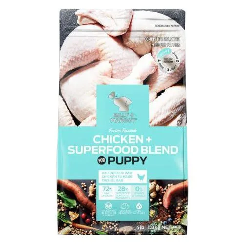 Billy and Margot Dog Puppy Chicken and Superfoods  DiscountPetCa