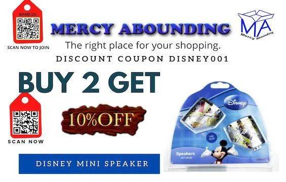 Disney Mickey Mouse Portable USB Speakers MP3
