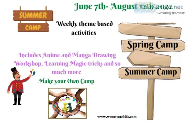 Summer Camp 2022 for Kids - We Nurture Kids
