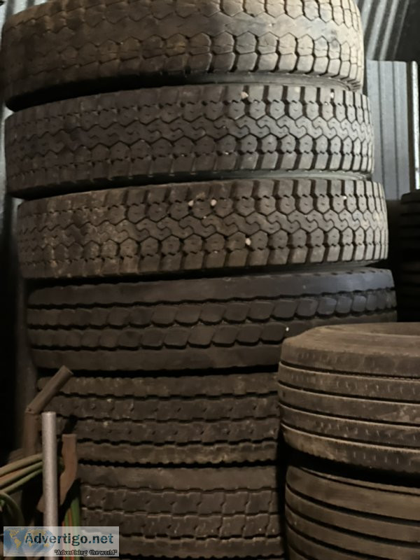 Used semi truck tires
