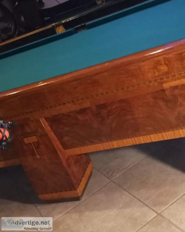 Brunswick Conqueror 9 Foot Pool Table&hellipFormerl y Owned By S