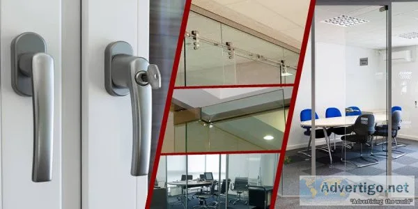 Office glass partition in dubai