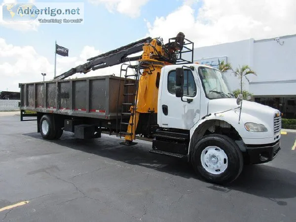 2012 Freightliner M2-106 Grapple Truck Stock BX1474