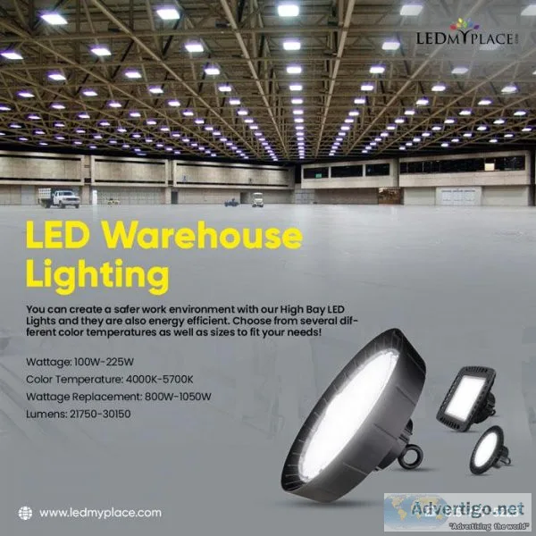 Shop Now LED Warehouse Lighting at a Discount