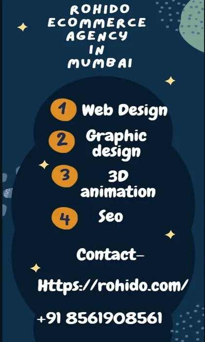 Rohido ecommerce website development company in mumbai