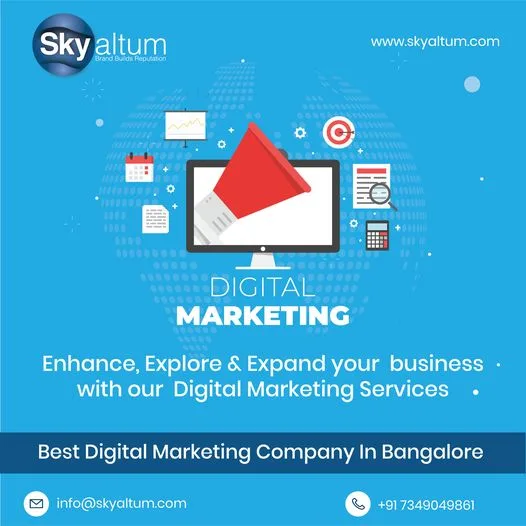 Top and leading best digital marketing company in bangalore skya
