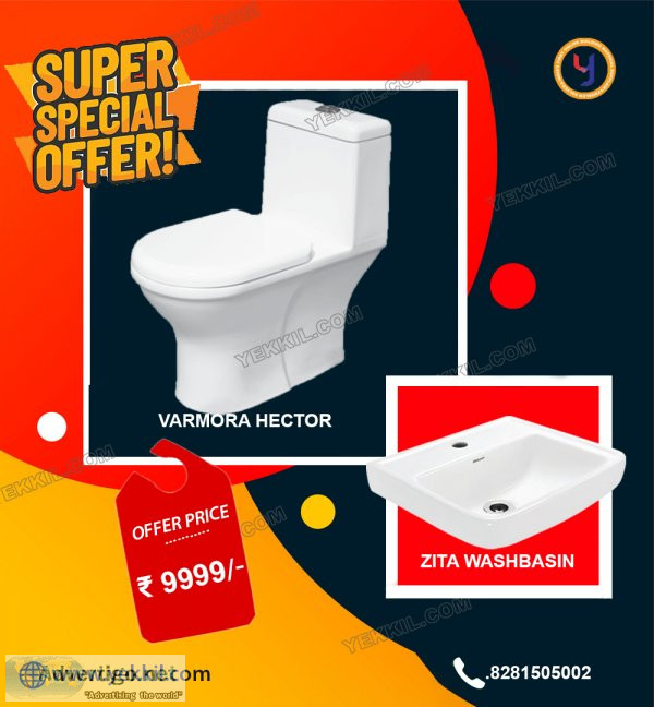 Best varmora hector closet and zita washbasin in trivandrum onli