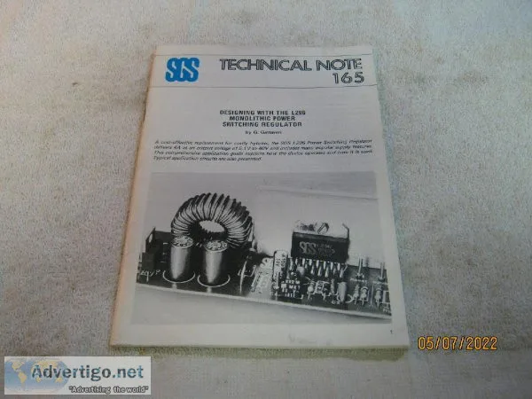 SGS TECHNICAL NOTE 165 Designing with the L296 Monolithic Power 