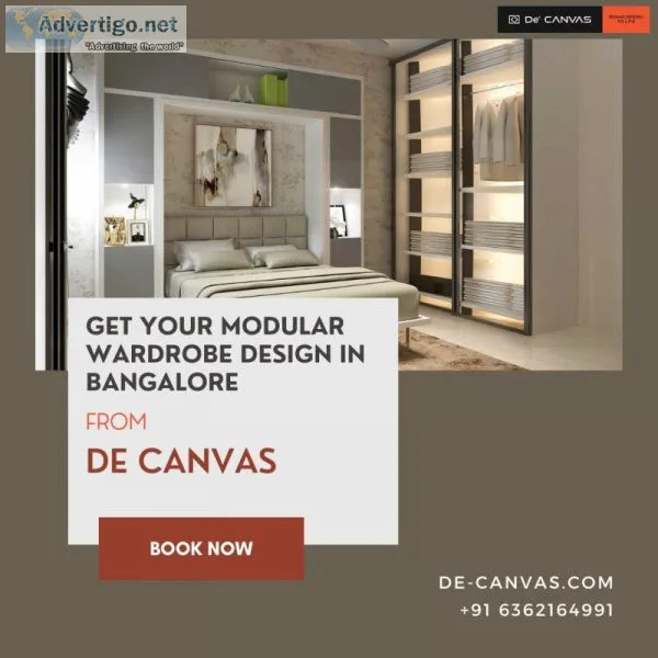 De Canvas  Modular Wardrobe Design in Bangalore