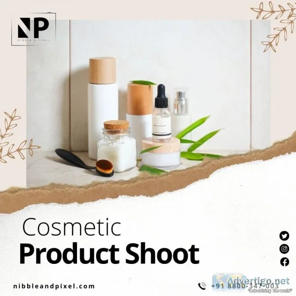 Cosmetic product photoshoot services