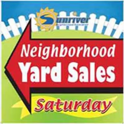 Sunriver Annual Community Yard Sale Event Saturday May 14th 8-2