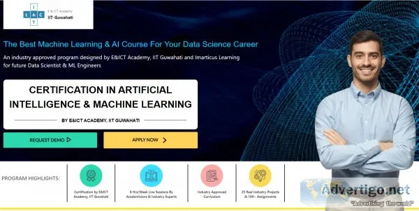 Certification in artificial intelligence and machine learning by