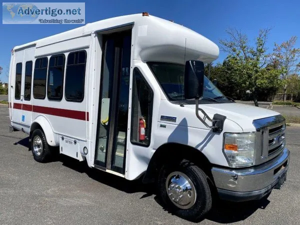 2010 Ford E350 Non-CDL Wheelchair Shuttle Bus For Sale (A5177)