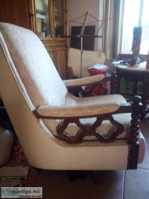 White Rocker Chair