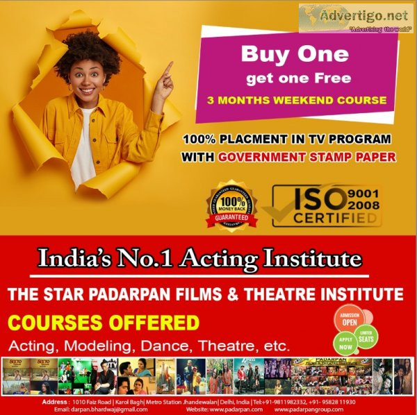 Acting, dancing & modelling course