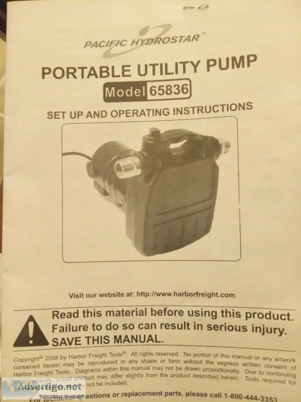 Portable Utility Pump
