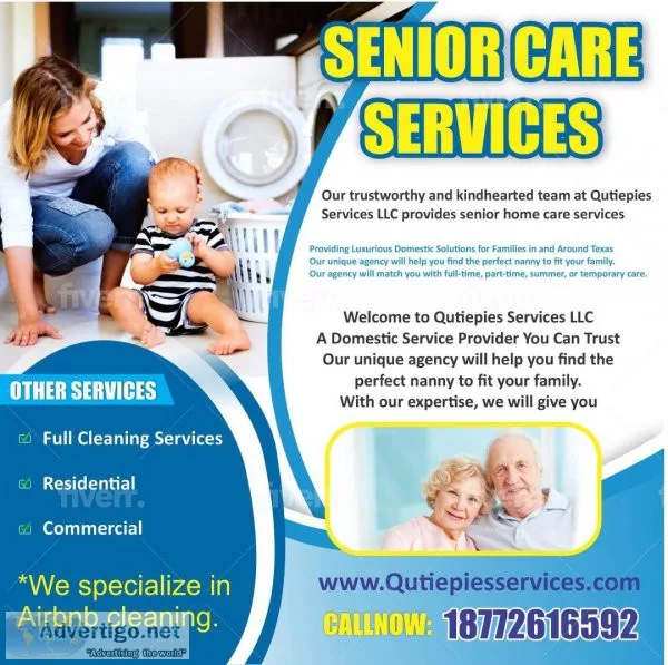 Qutiepes Nannies Cleaning  Families Domestic Services