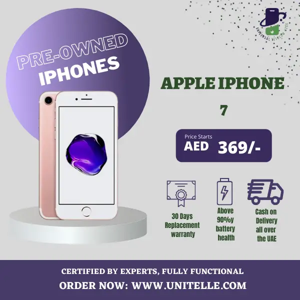 Certified used iphones for sale in dubai, uae | unitelle