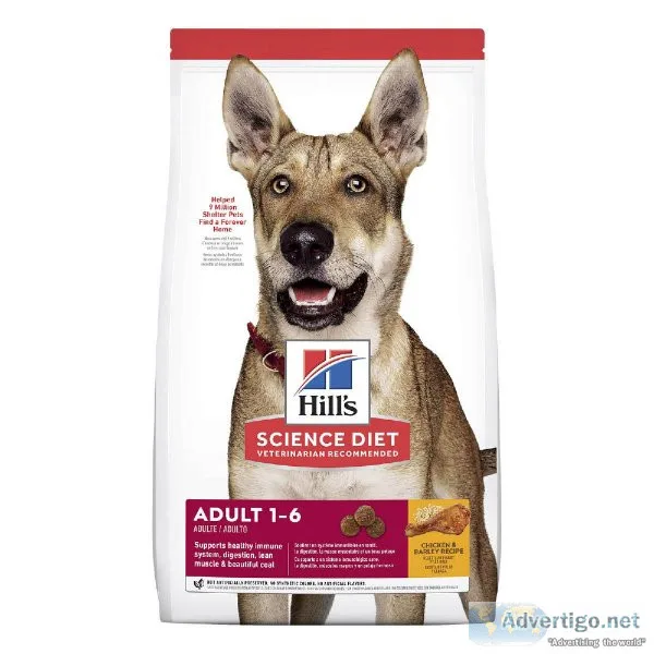 Hills Science Diet Adult Chicken and Barley Dry Dog Food