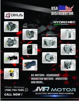 ELECTRIC MOTORS PUMPS AND MORE