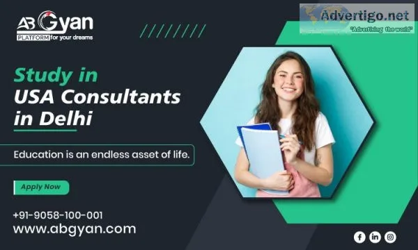 Study in USA Consultants in Delhi  - AbGyan