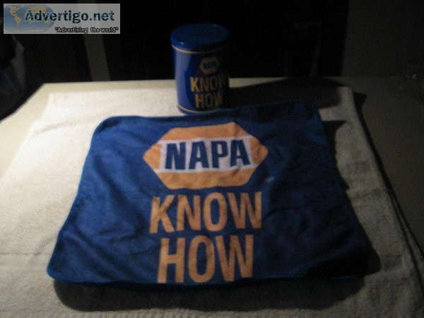 NAPA Bank and Polishing Cloth.