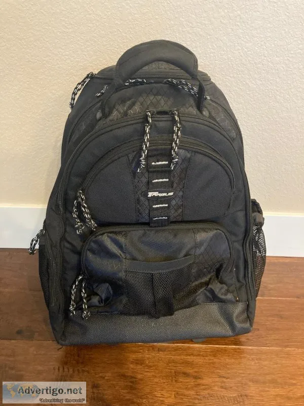 Targus rolling backpack with laptop sleeve