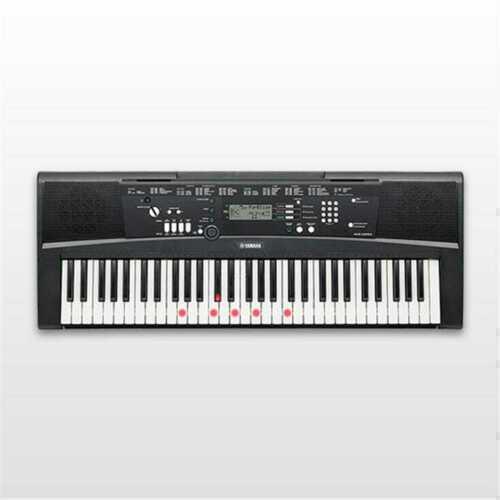 Yamaha EZ-220 Digital Keyboard with 61 Keys - Black