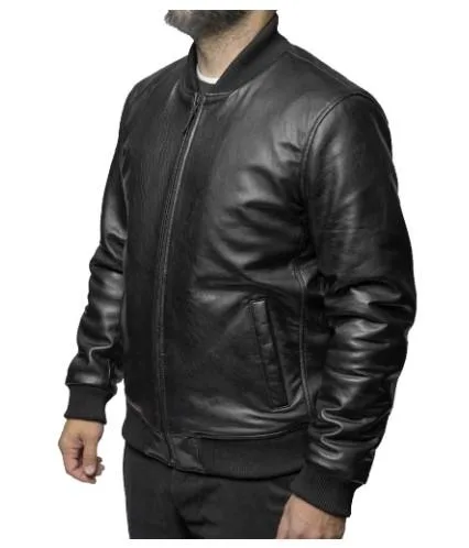 Order Now Whet Blu Men s Leather Bomber Jacket &ndash Zooloo Lea