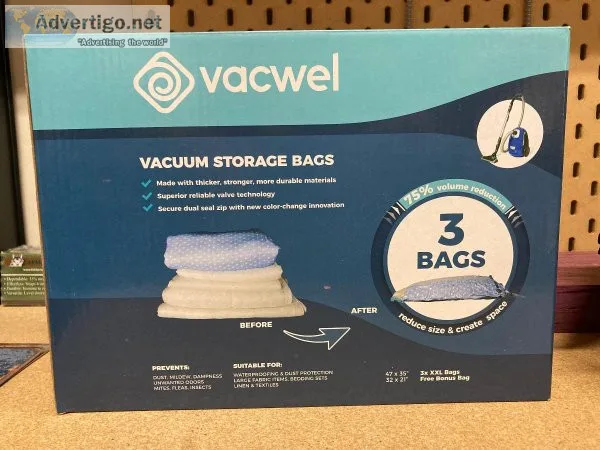 Vacuum storage bags - new in box